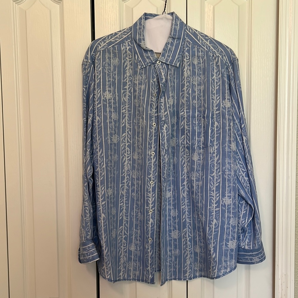 Caribbean shirt long sleeves 100% linen
